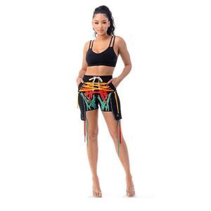 Fashion Nova Pulling Strings Shorts Bandage Tie Punk Gothic Zippers Pocket SZ SM